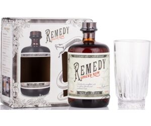 Remedy Spiced Rum 0,7L 41,5% pdd. + pohár