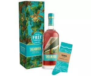 Takamaka Dark Spiced rum dd. + beach pohár 0,7L 38%