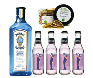 Bombay Gin Tonik szett ajándék lime ginfűszerrel
