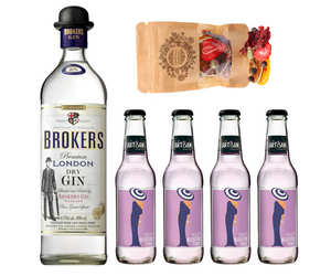 Broker's Gin Tonik szett ajándék vegyes ginfűszerrel