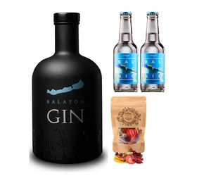 Balaton gin 0,7L 40% + ajándék 2 db Balatonic és vegyes fűszer