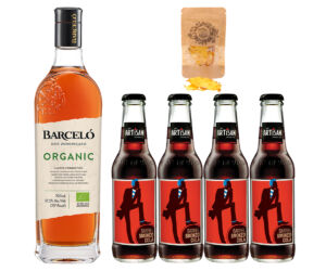 Barcelo Organic Rum &amp; Cola szett koktélfűszerrel