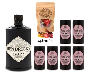 Hendricks gin szett ajándék ginfűszerrel
