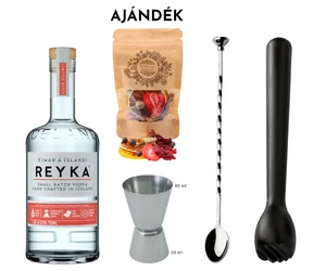 Reyka vodka koktélkeverő szett ajándék koktélfűszerrel