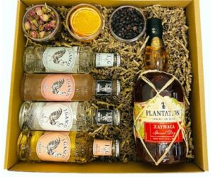 Plantation Xaymaca Rum Szett Tonik válogatással Koktélfűszerekkel