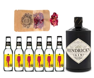 Hendricks Gin Tonik szett ajándék Rózsaszirommal