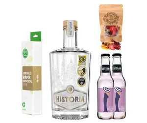 Historia Gin csomag 2 db Violet Tonikkal és ajándék ginfűszerrel