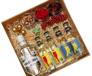 Karácsonyi Historia gin tonik csomag díszdobozban