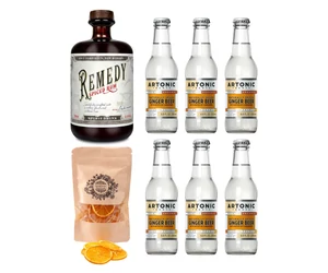 Remedy Spiced Rum és gyömbérsör szett koktélfűszerekkel