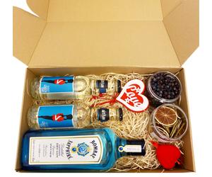 Nőnapi Bombay Gin tonik szett díszdobozban