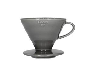 Hario V60-02 kerámia kávécsepegtető szürke