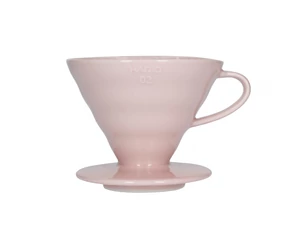  Hario V60-02 Kerámia dripper rózsaszín