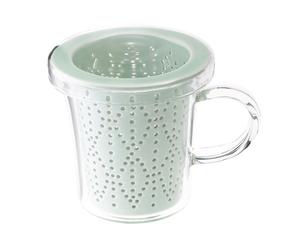 Loveramics Weave Celadon 300 ml-es teás bögre porcelán szűrővel 300