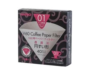 Hario filterpapír V60-01 csöpögőhöz 40 db