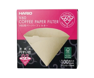 Hario Misarashi barna papírszűrők - V60-02 - 100 darabos kartondoboz