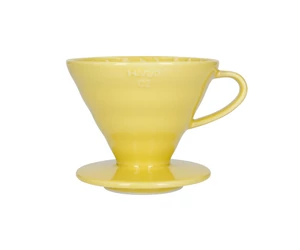 Hario V60-02 Ceramic Coffee Dripper Yellow