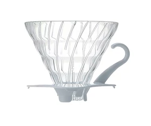 Hario V60-02 Üveg Kávé Csepegtető Dripper Fehér