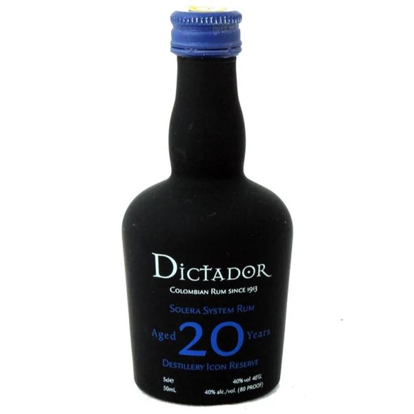 Dictador 20 éves rum mini 0,05L 40%