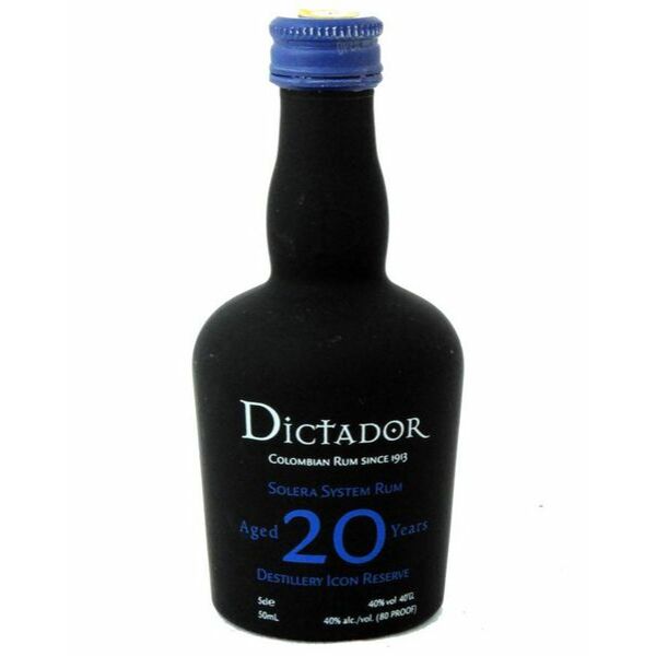 Dictador 20 éves rum mini 0,05L 40%