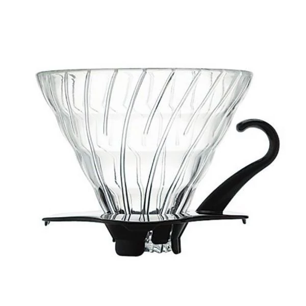 Hario V60 01 üveg dripper fekete