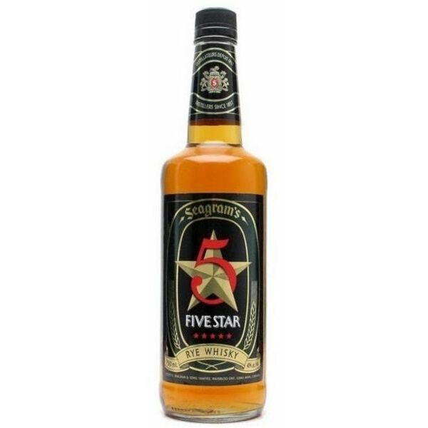 Seagrams Five Star Rye whiskey 0,7L 40%