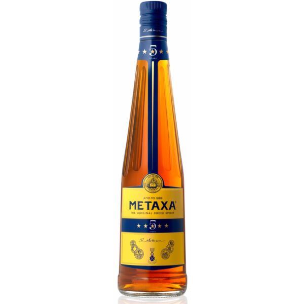 Metaxa 5* Brandy 1L 38%