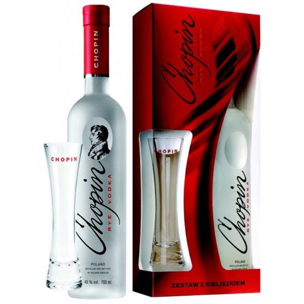 Chopin Rye Vodka 0,7L 40% pdd.+ pohár