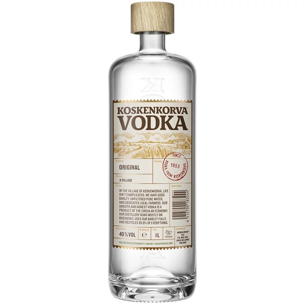 Koskenkorva Vodka Original 40% 1L