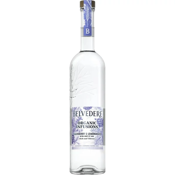 Belvedere Organic Infusions Blackberry &amp; Lemongrass Vodka 0,7L 40%