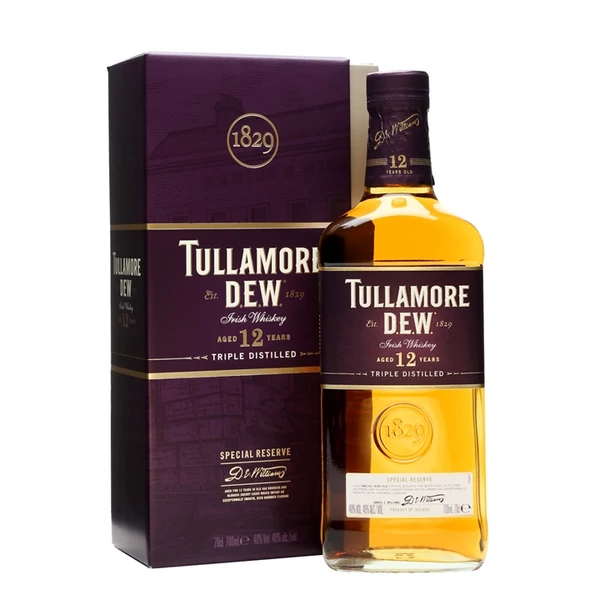 Tullamore Dew 12 years 0,7L 40% dd.