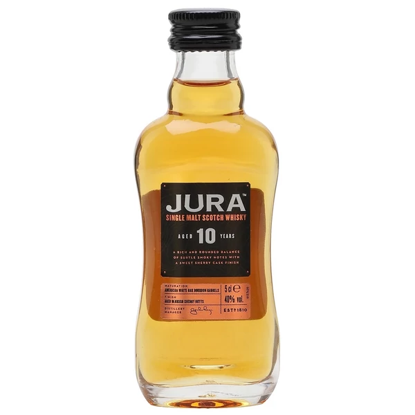 Isle of Jura 10 years whisky mini 0,05L 40%