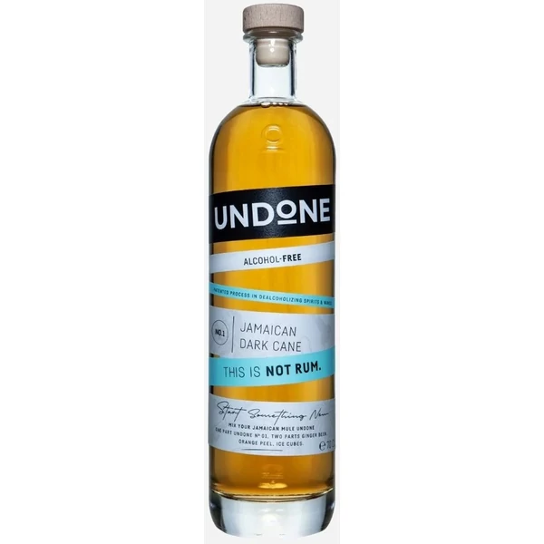 Undone No. 1 Jamaican Dark Cane | Not Rum 0,7L 0% - alkoholmentes