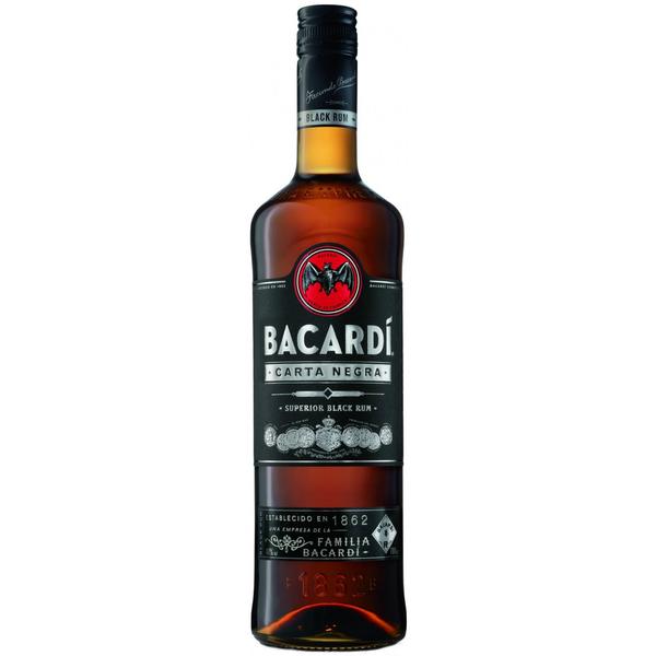 Bacardi Carta Negra Black rum 0,7L 40%