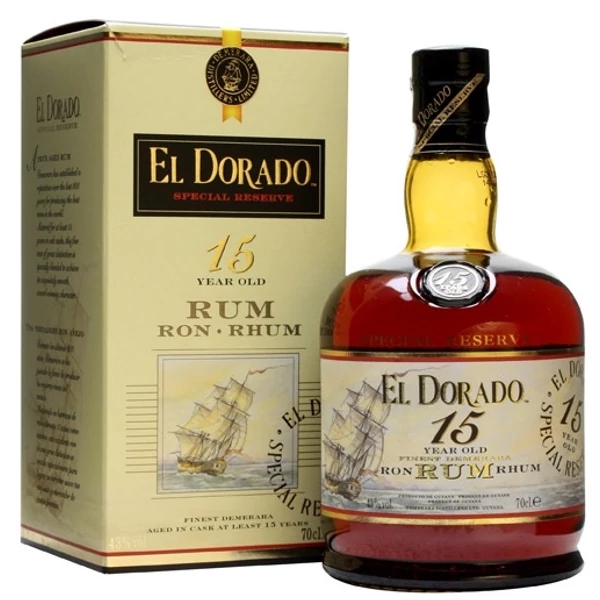 El Dorado 15 years rum pdd. 0,7L 43% 