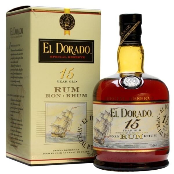 El Dorado 15 years rum pdd. 0,7L 43% 