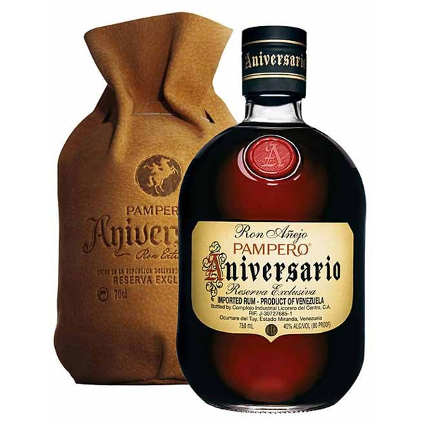 Pampero rum Aniversario rum bőr tasakban 0,7L 40%