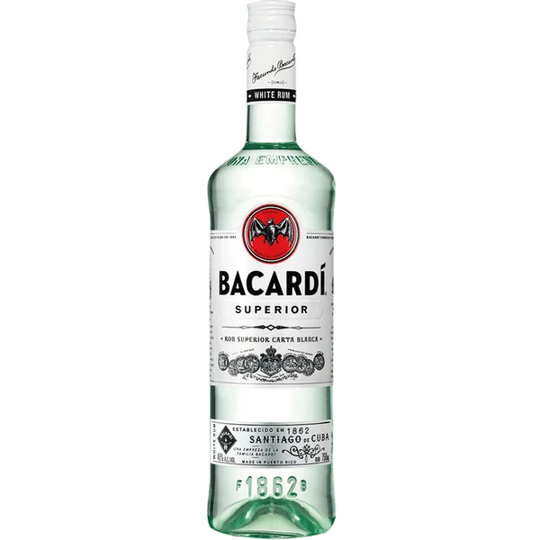 Bacardi Carta Blanca Rum 0,7L 37,5%