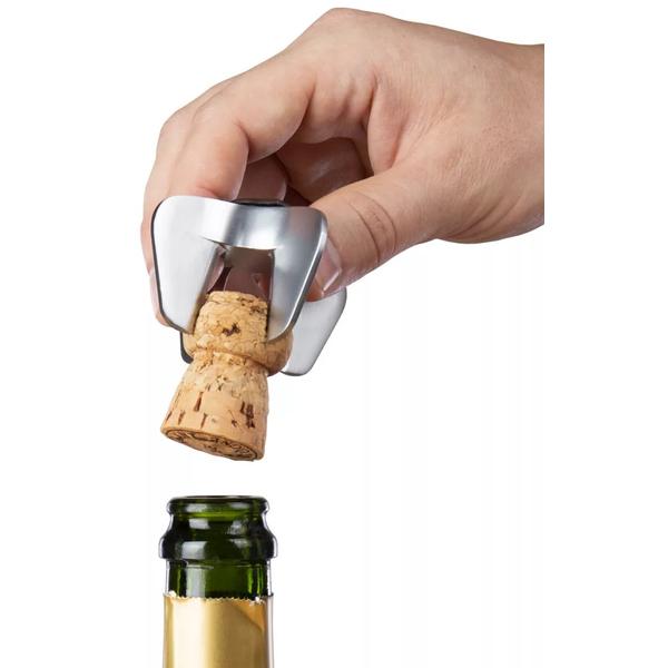 Vacu Vin pezsgősüveg nyitó inox