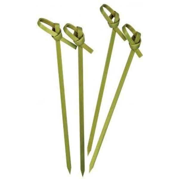 Hurkolt fejű bambusz koktélnyárs 150 mm 100 db/cs