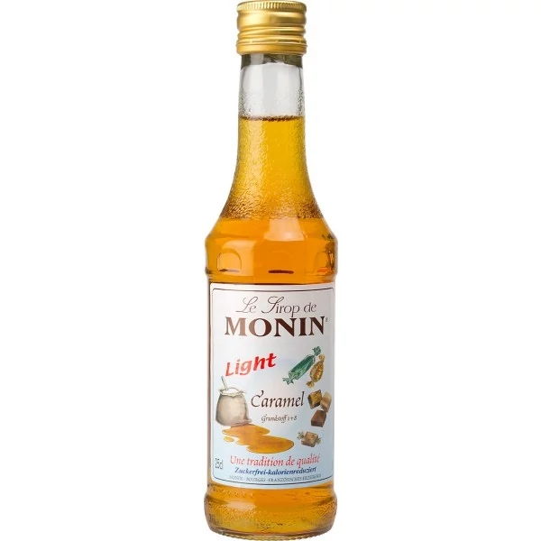 Monin Cukormentes Karamell (Sugarfree Caramel) szirup 0,25L