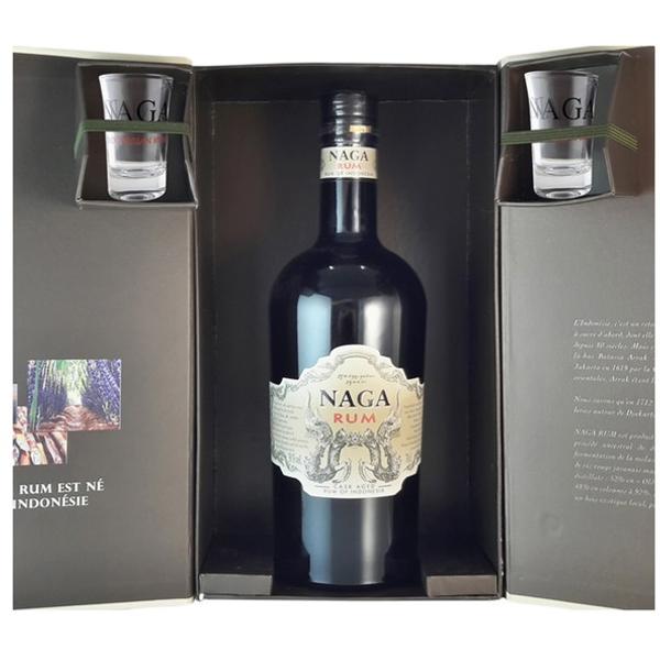 Naga Rum Double Cask Aged 0,7 40% dd. + 2 pohár