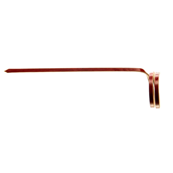 Bambusz koktélnyárs merőleges hurokkal 90mm 100db/cs piros