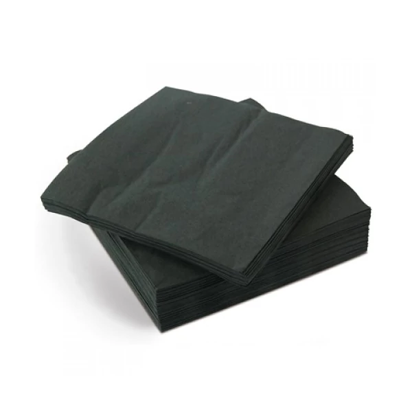 Koktélszalvéta 12x12cm 100db/cs fekete 