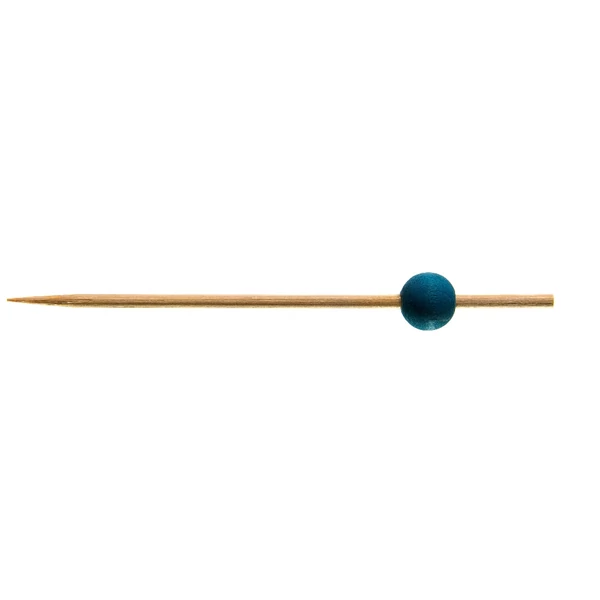 Bambusz koktélnyárs kék gömb fejjel 120mm 100db/cs