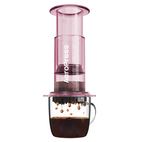 AeroPress - Clear Pink kávékészítő