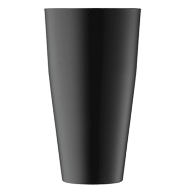 Erős kivitelű prémium boston shaker matt fekete