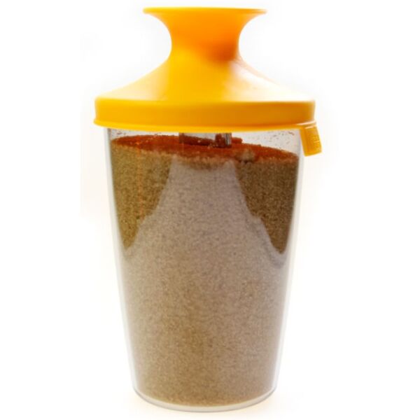Vacu Vin PopSoma cukor és rizs tartó-adagoló 0,6L sárga