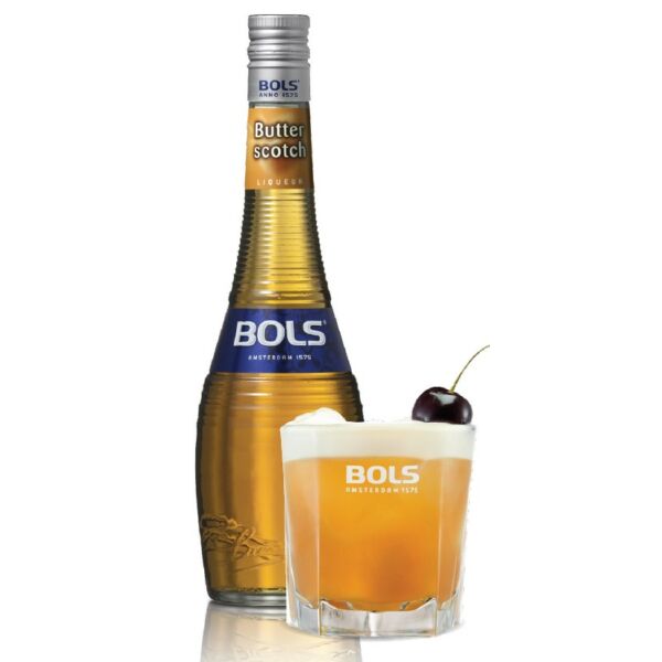 Bols Butterscotch likőr (vajkaramella) 0,7L + 2 ajándék pohár