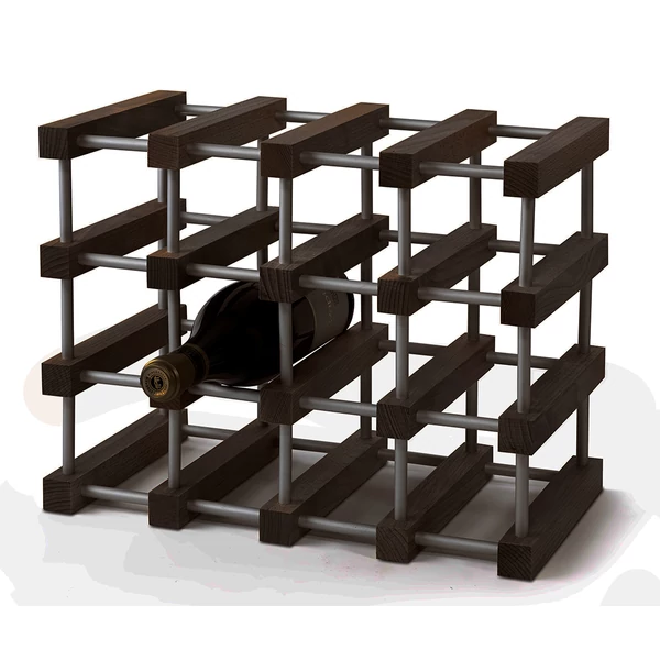 dió színű bortartó rács alucsővel 12 bornak