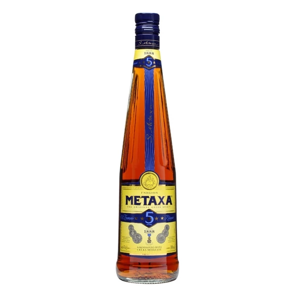 Metaxa 5* Brandy 1L 38%